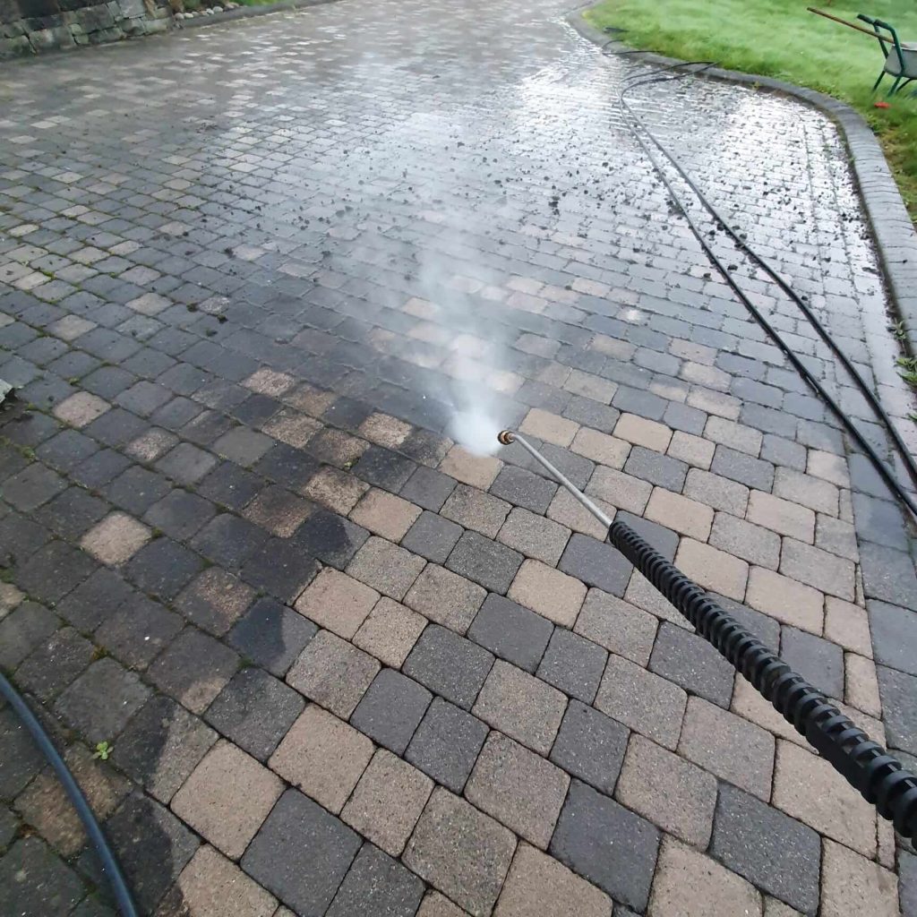 Pressure Washing Driveway & Patios